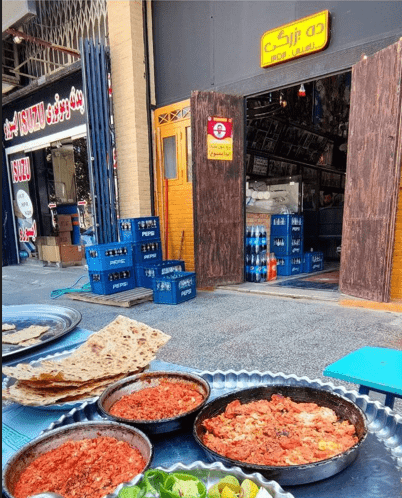 املت حاج قاسم ده بزرگی شیراز
